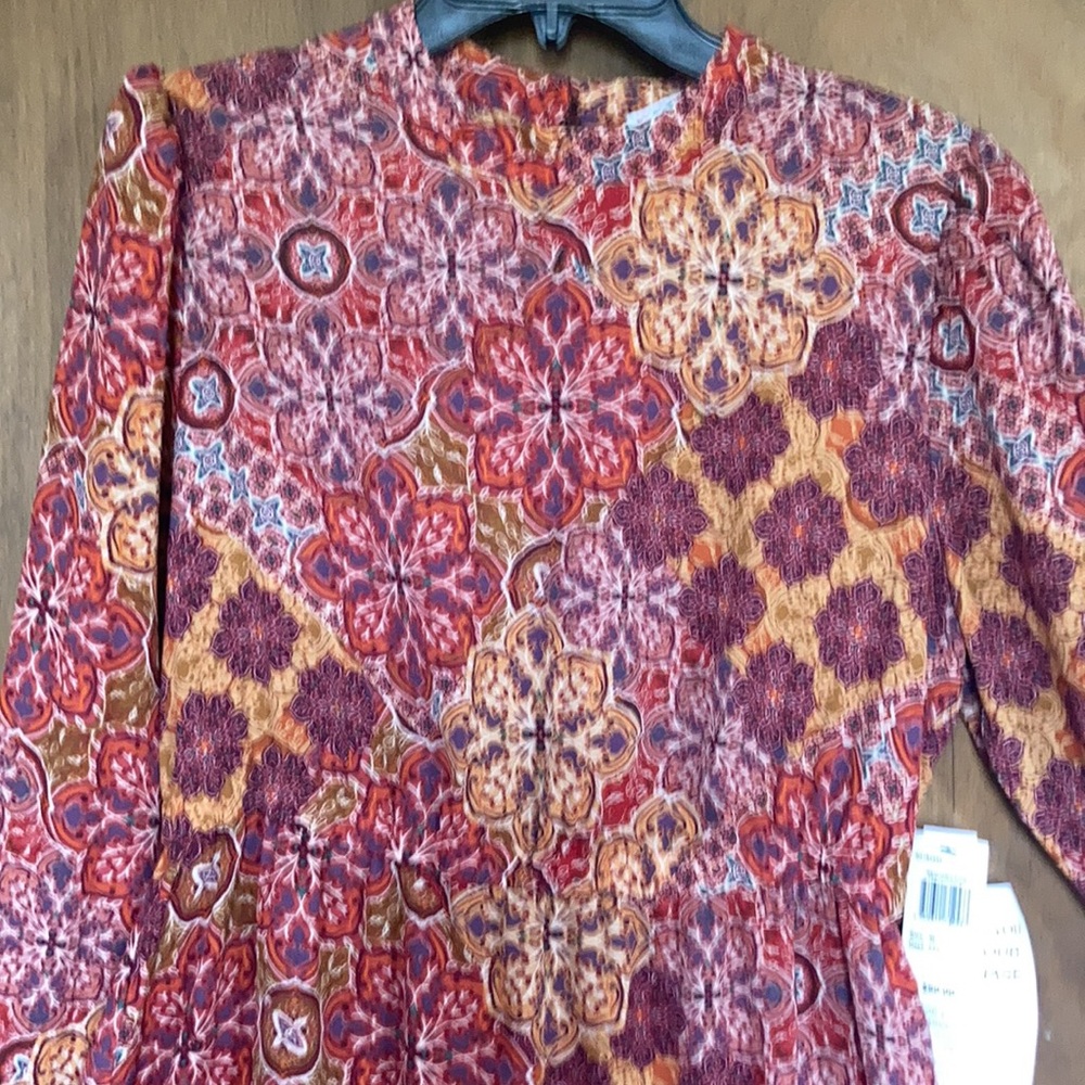 Relist10/9❌Emma & Michele boho floral print dress size M - Picture 8 of 17